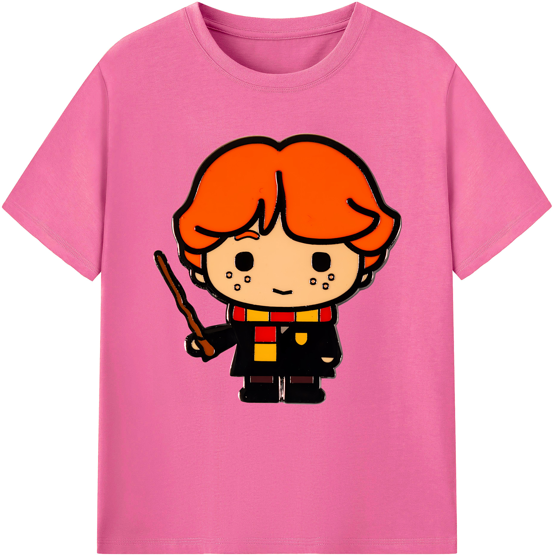 （画像用） Harry Potter ハリー・ポッターシリーズ レディースカジュアルプリントTシャツ（綿100％）
